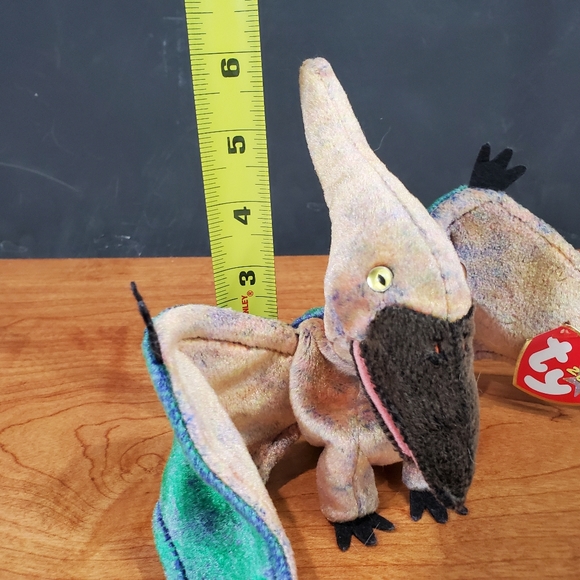 Ty Beanie Babies Collection SWOOP The Pterodactyl Plush Toy NWT Vintage Retired - Picture 6 of 11